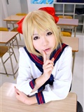 [Cosplay]2013.04.05酷炫的黑发金发女学生Cosplay(40)